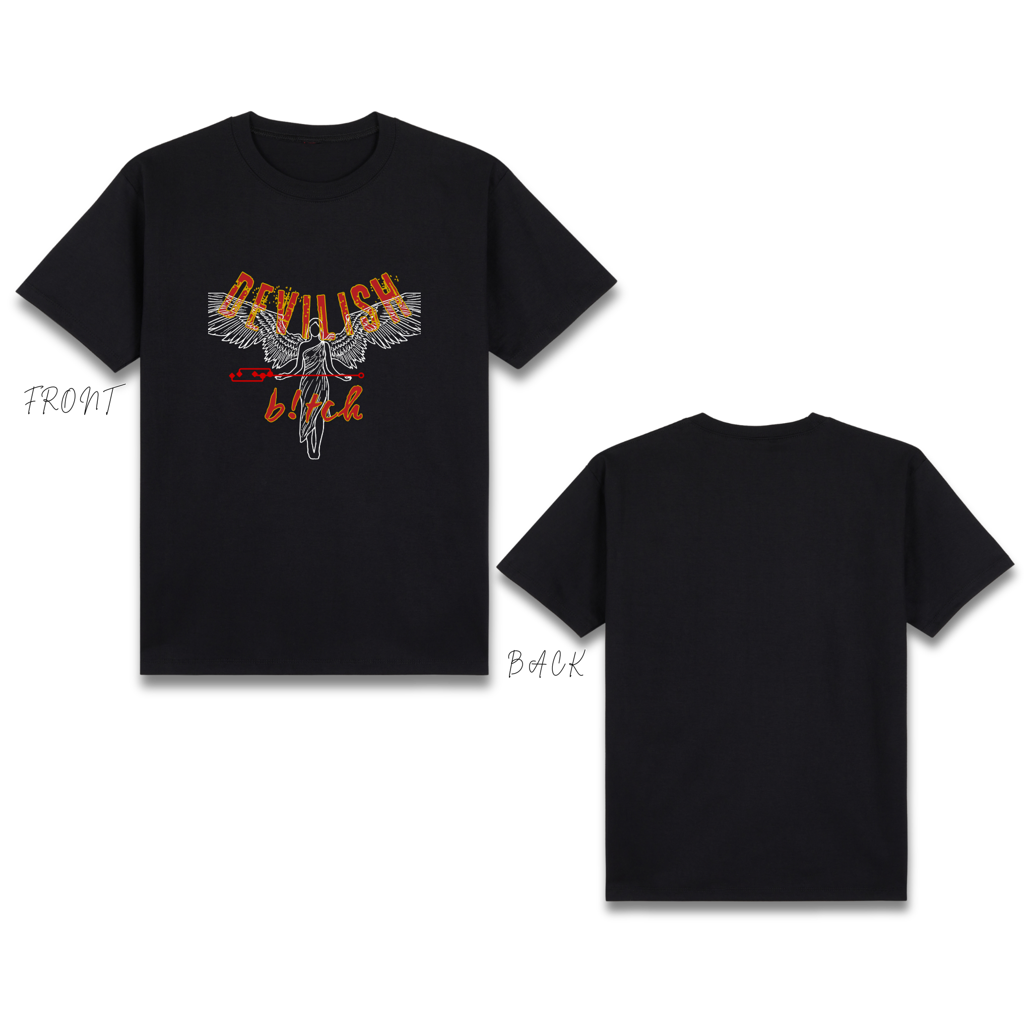 D3VILISH B!TCH (LINE ART)