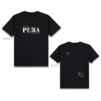 Basic T-Shirt Premium 100% COTTON 200 GSM 
A Black Streetwear tee featuring a 10x7 inch vintage newspaper-style graphic. The headline reads "News Alert: Masarap ang Adobo nang hindi ginigisa" in bold red and black typography with high-detail torn paper edges. Only @ Tintahan-on-Thread