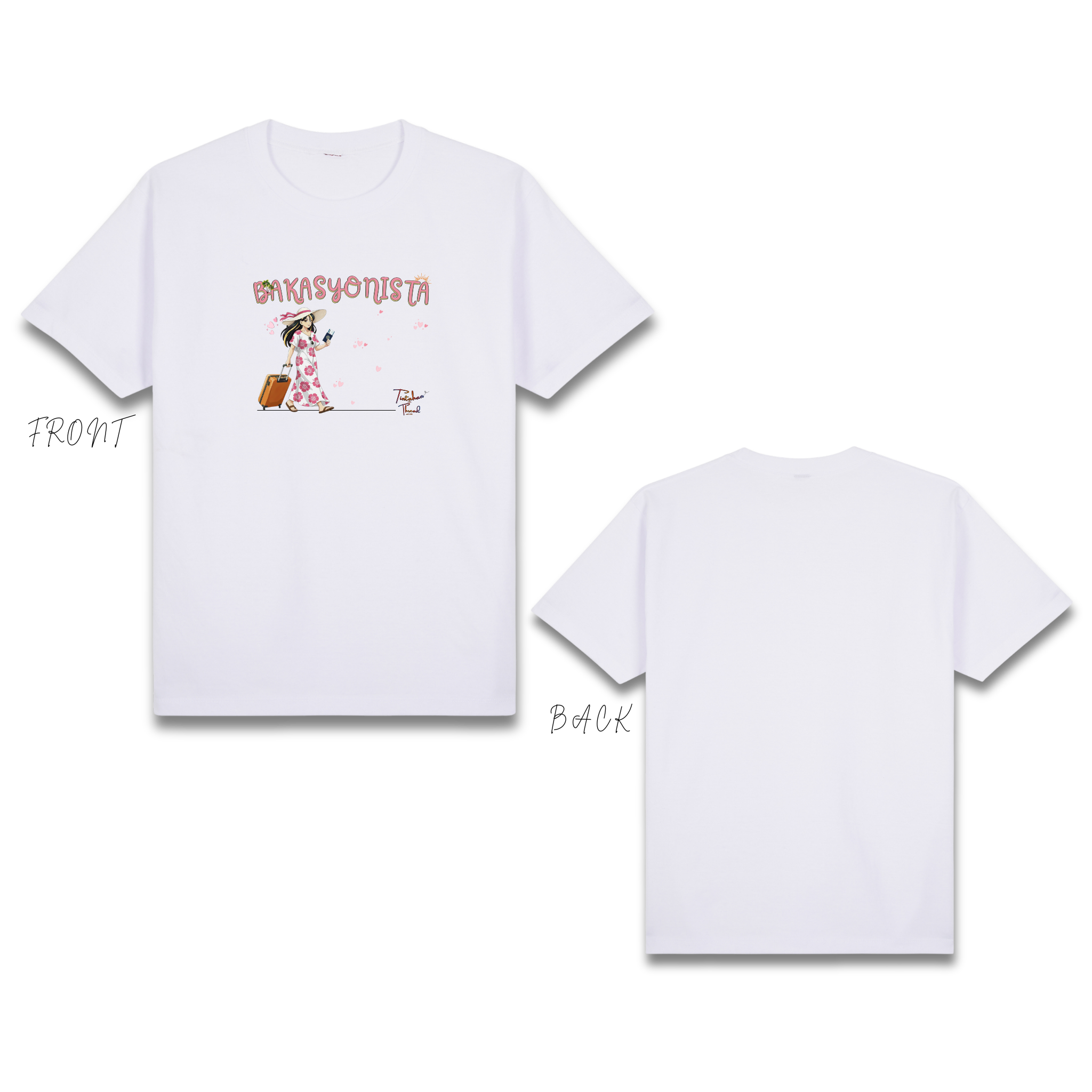 BAKASYONISTA (WHITE ONLY)