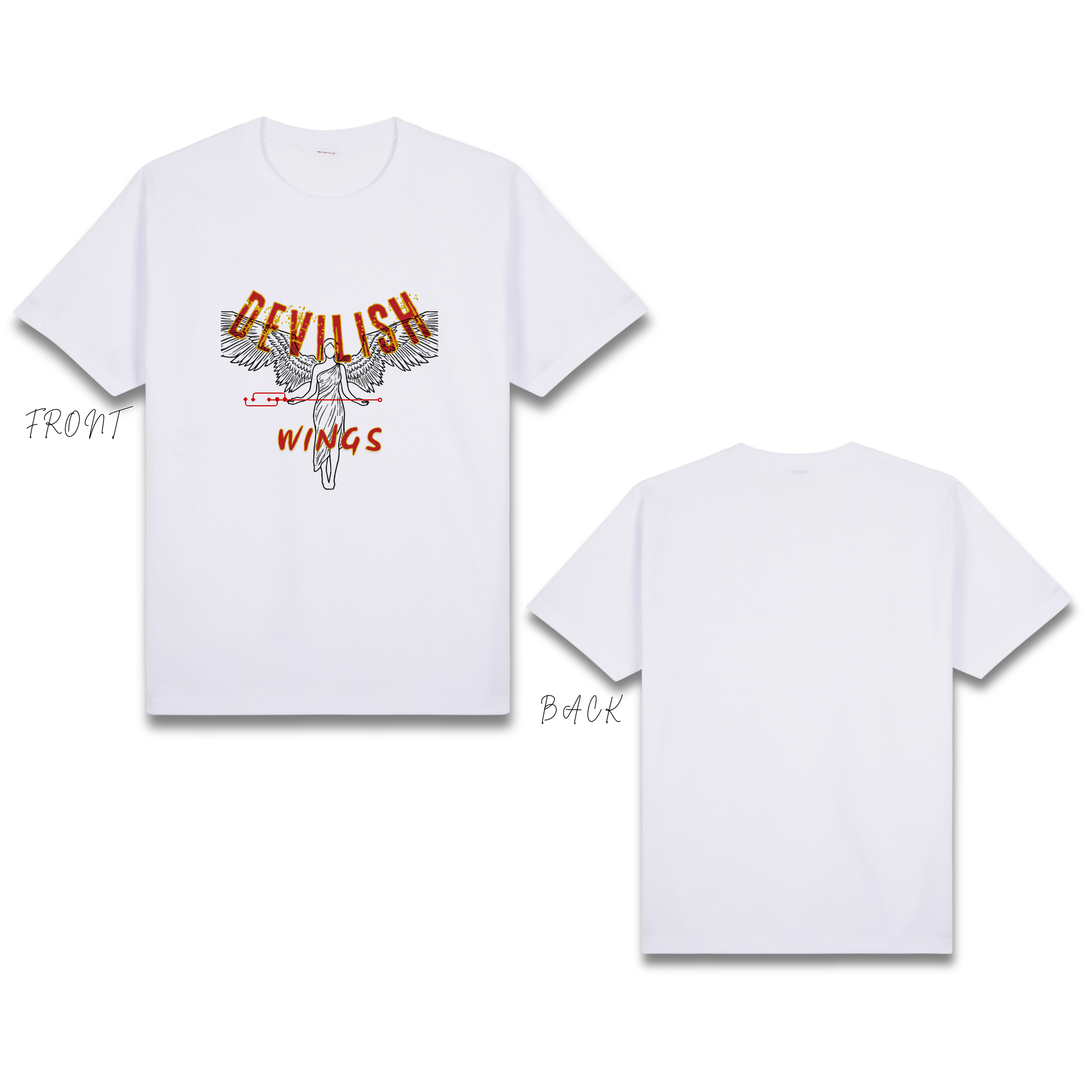 D3VILISH WINGS (LINE ART)