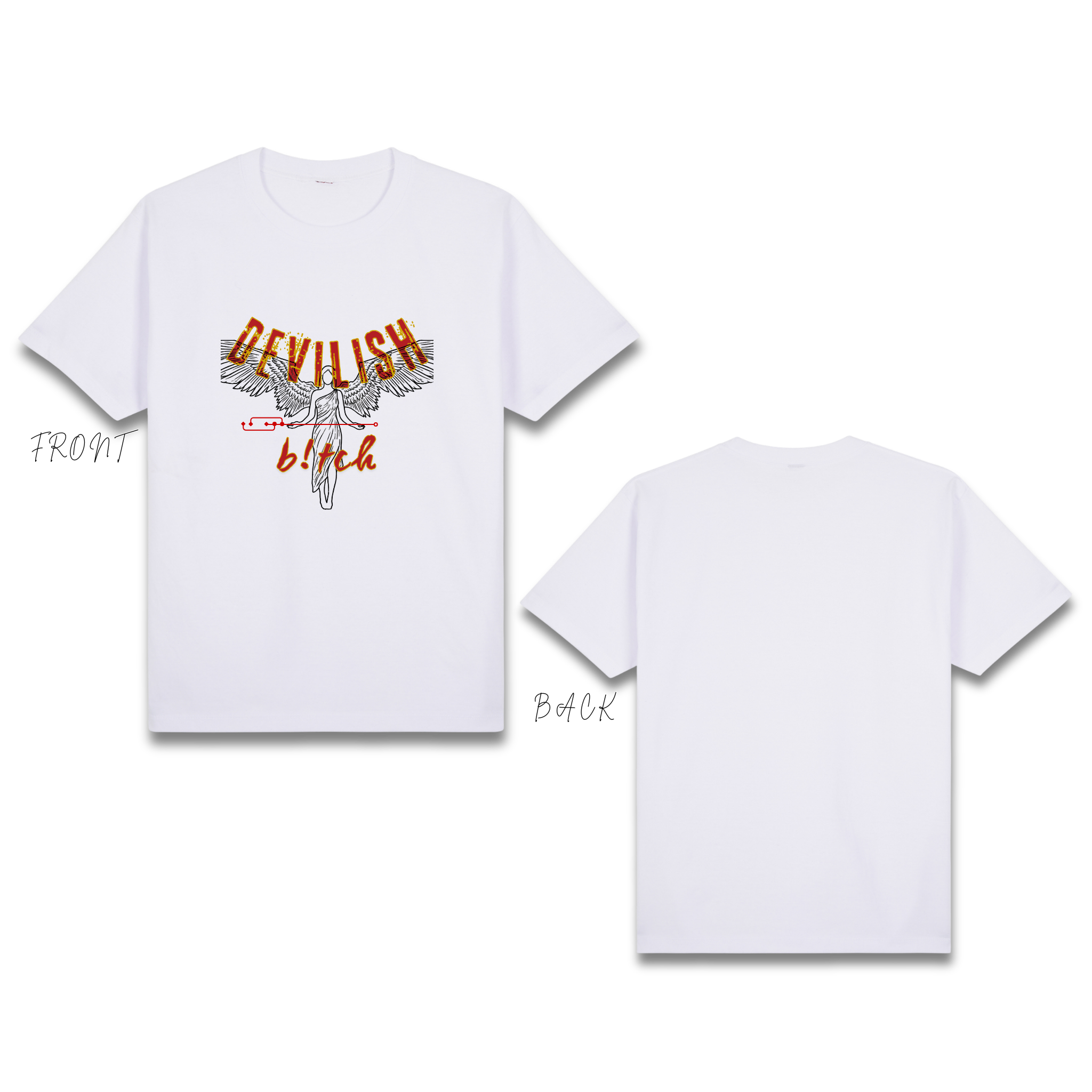 D3VILISH B!TCH (LINE ART)